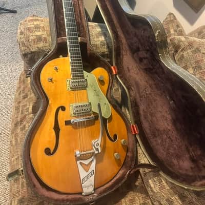 Gretsch 6120 Chet Atkins Hollow Body 1960 - 1961 - Orange image 9