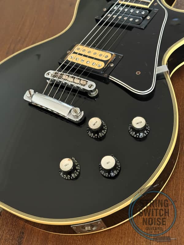 Greco Les Paul Custom Guitar, Black, Made in Japan, 1976, EG480B