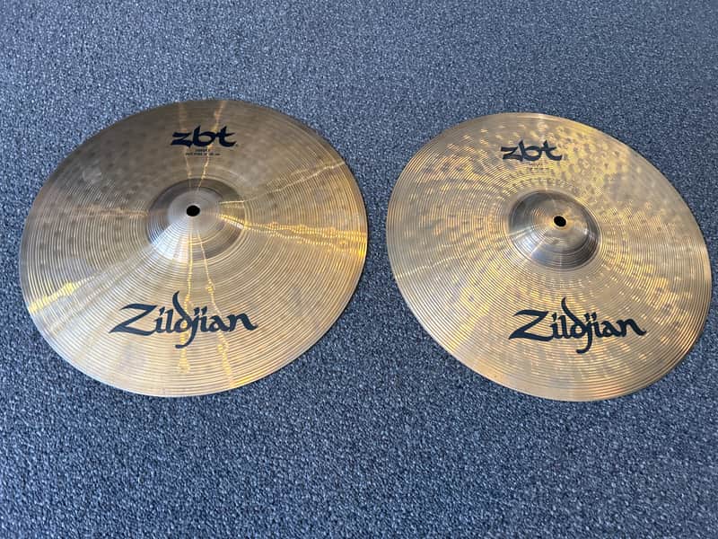 Zildjian 14" ZBT Hi-Hat Cymbals (Pair) 1998 - 2004 - Traditional image 1