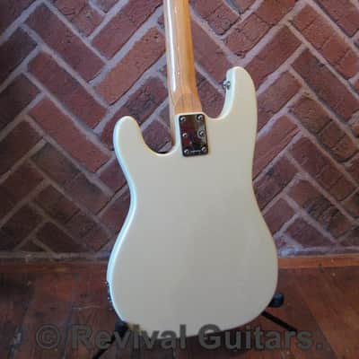 1970's Vintage Made in Japan Angelica Deluxe Tele Bass, all original with Case image 12