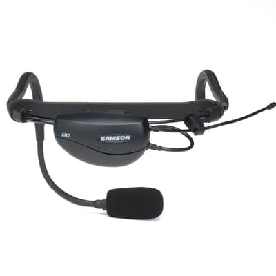 Samson AirLine AH7 Fitness Headset Microphone Transmitter with Qe Condensor. Frequency K1 image 2
