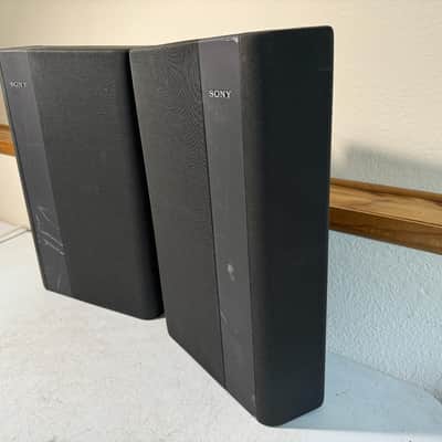 Sony Bookshelf Speakers HiFi Stereo Front Left Right Wall Mount Shallow Depth image 3
