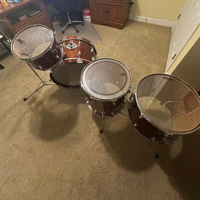 Tama SuperStar Drum Kit 22/13/16/16 Mahogany Finish image 9
