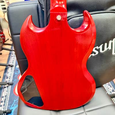 🍒2022🍒 Gibson SG Tribute~ Worn Satin Cherry USA + Deluxe Gig Bag~ Cherished! image 11