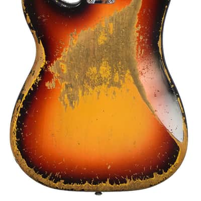Shabat Panther STP Bass 3-Tone Sunburst MN image 4