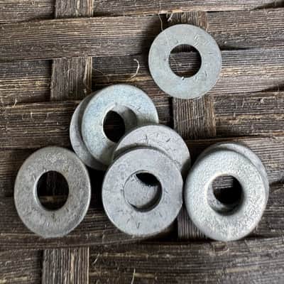 Vintage 1960s Gretsch Snare Drum Lugs (10 pcs) image 10