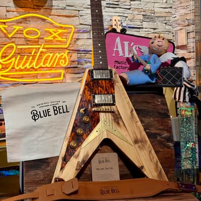 Blue bell JOHNSTON KORINA ARTISAN Custom for Al’s Music Factory image 13