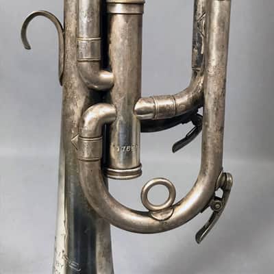 1935 Frank Holton & Co. Legonnaire Single Valve Tenor Bugle image 9