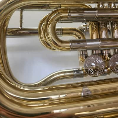 Mint Open Box Sierman "Tanker" 1030 Model BBb Tuba - Lacquered with Case and Mouthpiece image 11