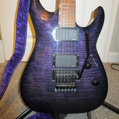 ESP LTD MH-350 2020 - 2021 - See Thru Purple Sunburst image 2