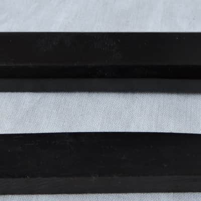 Archtop guitar Lowboy Bridge Gold Wheels Posts Ebony Black image 1