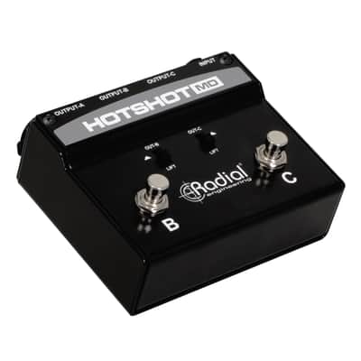 Radial HotShot MD Dynamic Microphone Switcher Stage Mic Toggle/Footswitch image 1
