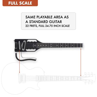 Traveler Guitar Ultra-Light Electric Travel Guitar (Matte Black) image 3