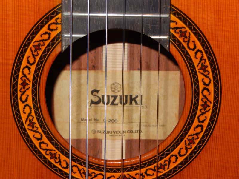 HAND MADE IN JAPAN GREAT VINTAGE SUZUKI C200 CLASSICAL GUITAR | Reverb