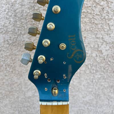 Scott Samick Explorer style - Blue image 8