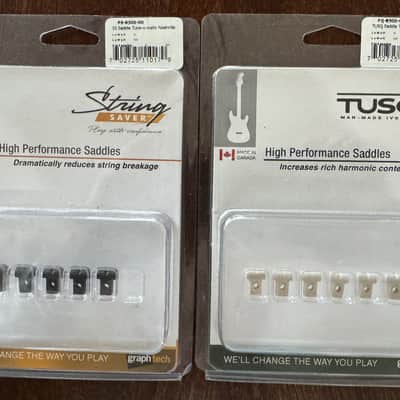 Graph Tech String Saver and Tusq Bridge Saddles image 1