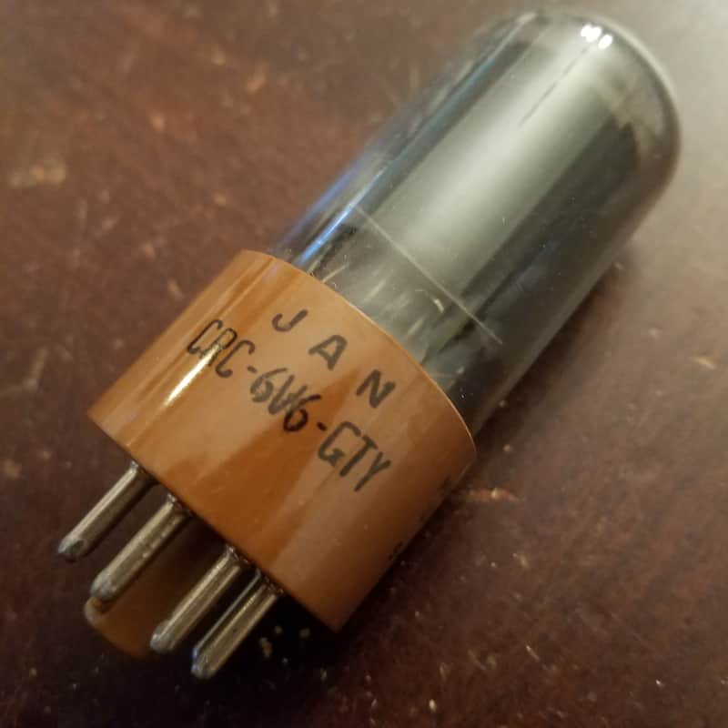 RCA ONE (1) 6V6GTY Premium Beam Power tNOS AT1000 TESTED Vacuum Tubes greyglass premium JAN-CRC-6V6 Audio 1946-1960 image 1