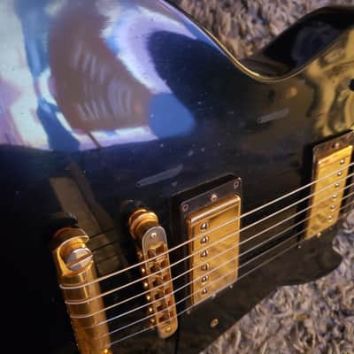 1993 Gibson Les Paul Studio Black Electric Guitar Ebony Fretboard Maple Neck Tune-O-Matic Bridge Gold Hardware Pearl Trapezoid Inlays Gibson Hardshell Case image 22