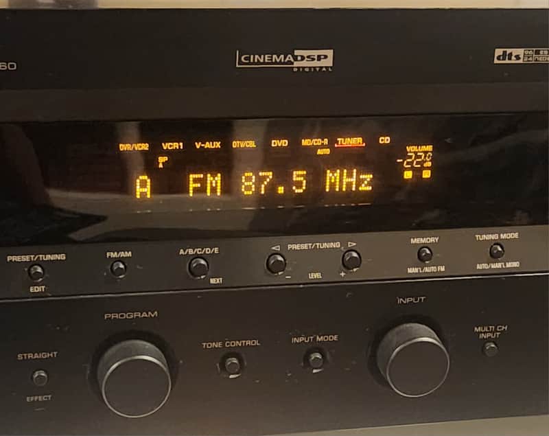 Yamaha Yamaha HTR-5760 Audio Video Receiver 2004 - Black metal image 1