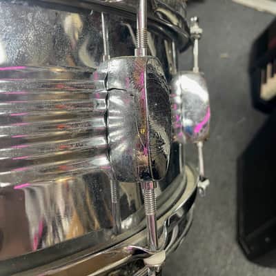 JZ Snare Drum 14" x 5.5" - Silver - New SA-0114-00 Drum Head Included image 8