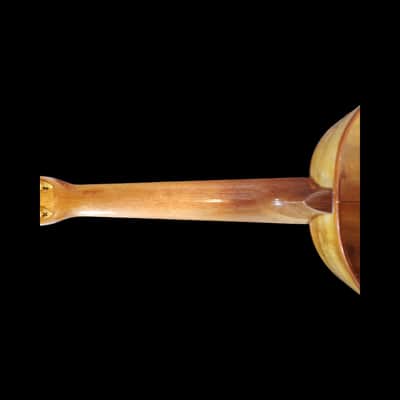 Solid Koa Pineapple with Flame Maple Top Tenor Ukulele with Hardwood Inlays SCJ-JH#135 image 10