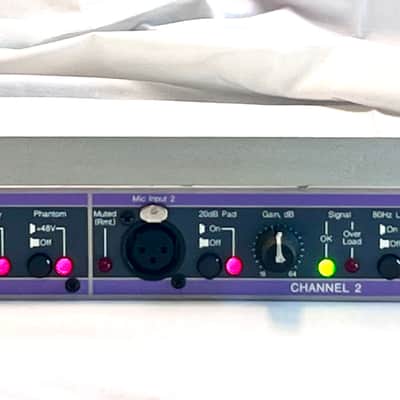 (2) Aphex Tubessence Model 107 2-Channel Thermionic Microphone Preamplifier Bundle image 1