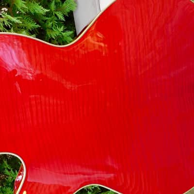 Hamer Grand Ole Opry Prototype 2005 Cherry Transparent image 7