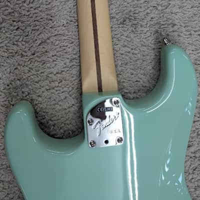 Fender Jeff Beck Stratocaster Guitar, Rosewood Fretboard, Surf Green with Case image 7