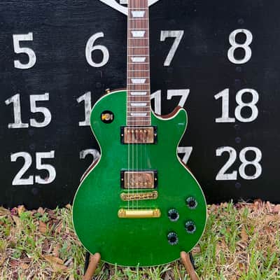 Gibson Mod Collection Les Paul Standard 60s Custom Green Sparkle Galactic Cactus 2026 image 2