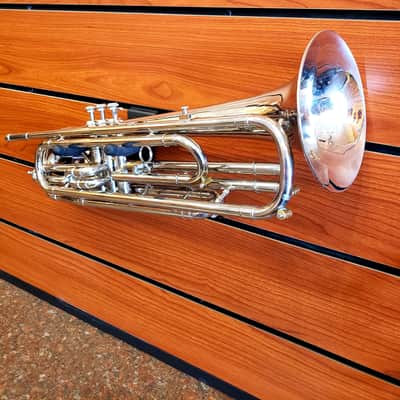 Emo Champion Bass Trumpet Silver image 2