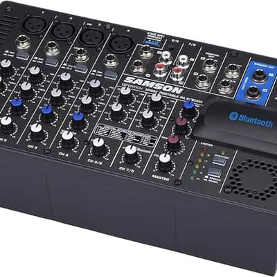 Samson Expedition XP800 All-In-One 800 Watt Portable PA System with 8-Channel Mixer,Black image 4