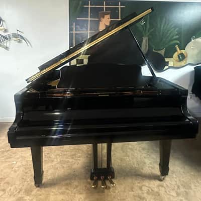 Wurlitzer G-452 Grand Piano – Glossy Black, 5'1" image 4
