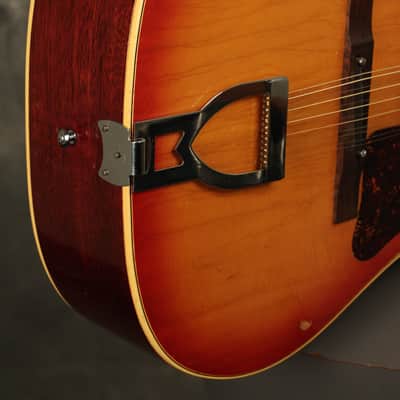 1966 Gibson B-45-12 string Dreadnought flattop acoustic Cherry Sunburst image 13