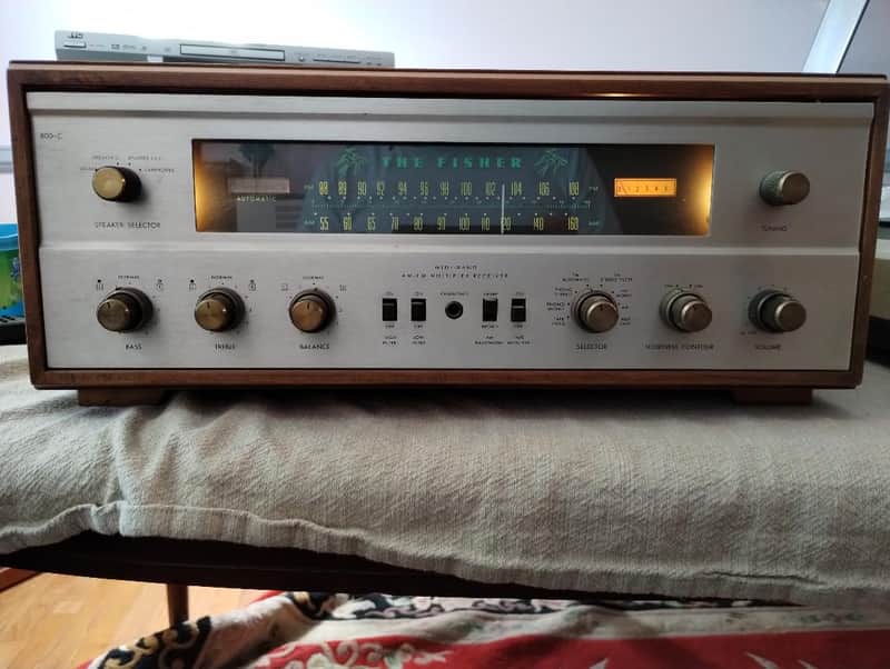 Fisher 800C tube receiver in excellent condition - 1990's image 1