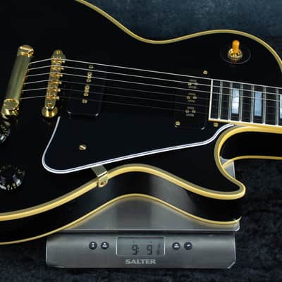 Gibson Custom M2M 1954 Les Paul Custom Reissue Carmelita Neck Lightweight Body 46115 image 6