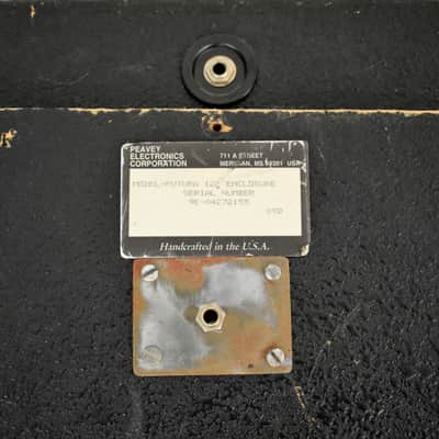 Peavey Futura 12" Enclosure Black guitar speaker Tested Working Free Shipping image 7