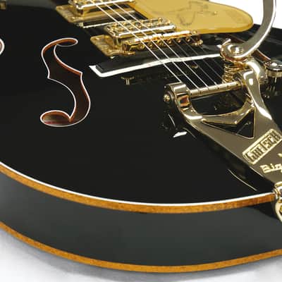 Gretsch G6136TG Pro Players Edition Falcon Gold Hardware Ebony Fingerboard 2022 Black image 10