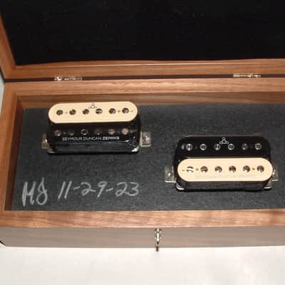 Seymour Duncan Zephyr Silver Humbucker Set (Zebra) New with Warranty image 5