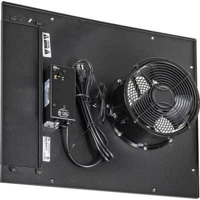 Middle Atlantic MW10FTFC Fan Top With 10" Fan Mount (Black) image 1