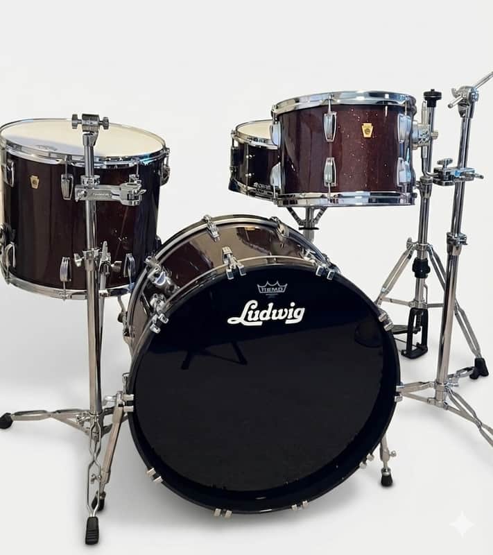 Ludwig Classic Maple - Burgundy Sparkle image 1
