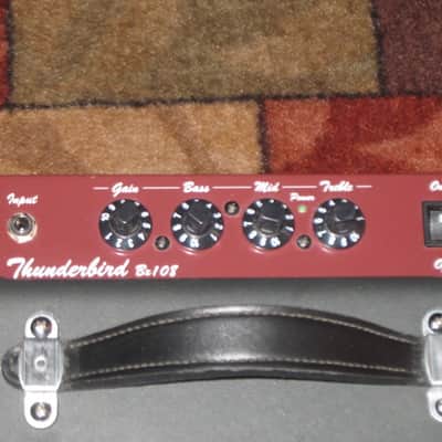 lightly used (less than light average wear) Behringer BX108 Thunderbird 1x8 Bass Combo Amp (Practice Bass Combo Amp) with power cord & copy of Owner's Manual (NOT a tube amp) image 2