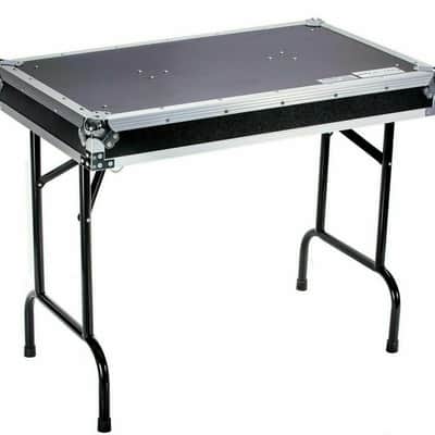 Deejay LED - TBHTABLE - DJ Table with Locking Pins - 36W x 21D x 30H in - Black image 1