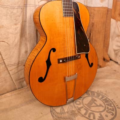 Recording King M-3 Archtop Acoustic Guitar 1940 - Blond image 3