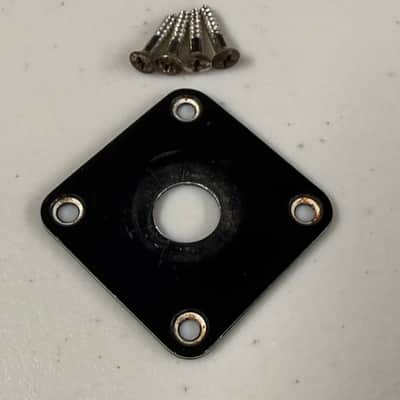 1954-60 Gibson Les Paul Input Jack Plate with Screws (M-459) image 1
