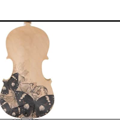 Distinctive Artistic Violin Set Designed for Beginners/Students/adults with Hard Case,Bow,Extra Strings (4/4/Full-size) image 2