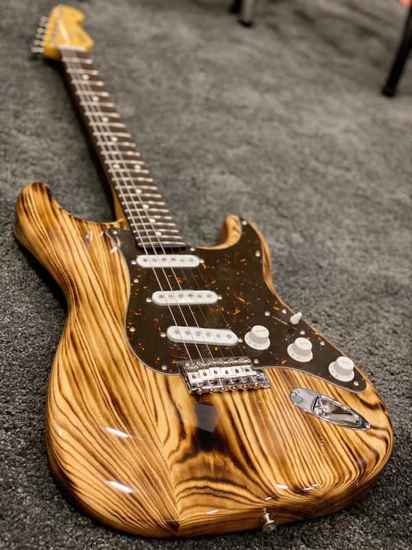 Immagine Tokai Japan AST-128 N/R Goldstar Sound Limited Edition in Natural Roasted Wood with Rosewood FB - 1