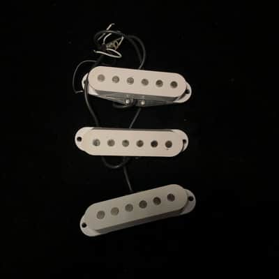 Generic White Import Strat Style Single Coil Pickups - 3 Set image 1
