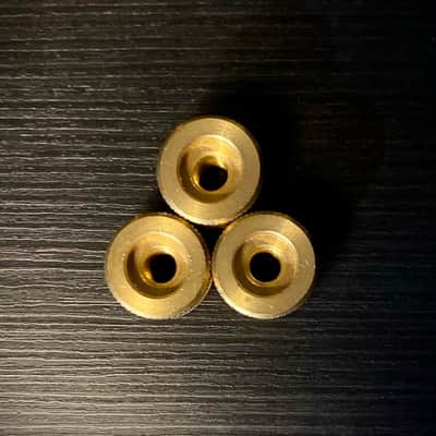 Revolution Drum - Raw Brass Cymbal Fasteners - 3 Pack image 2