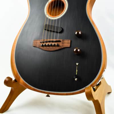 Fender Acoustasonic Player Telecaster Brushed Black Acoustic Electric w/ Gig Bag image 5