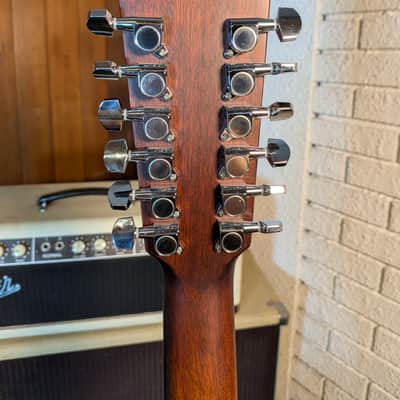 Eastman AC330E 12-String Jumbo Acoustic/Electric Guitar w/Case - Sunburst (Serial #M2524591) image 6